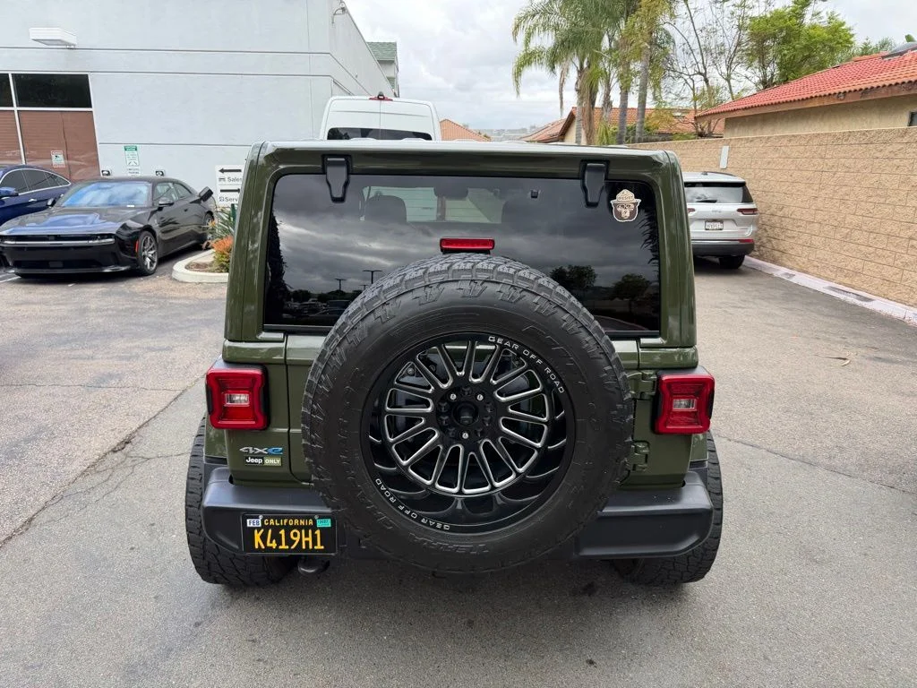 Used 2021 Green Jeep Unlimited Sahara 4xe image 11