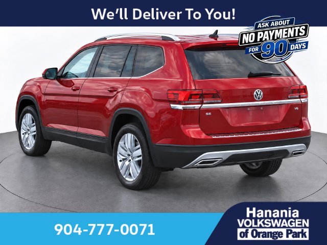 Used 2019 Red Volkswagen 3.6L V6 SE image 3