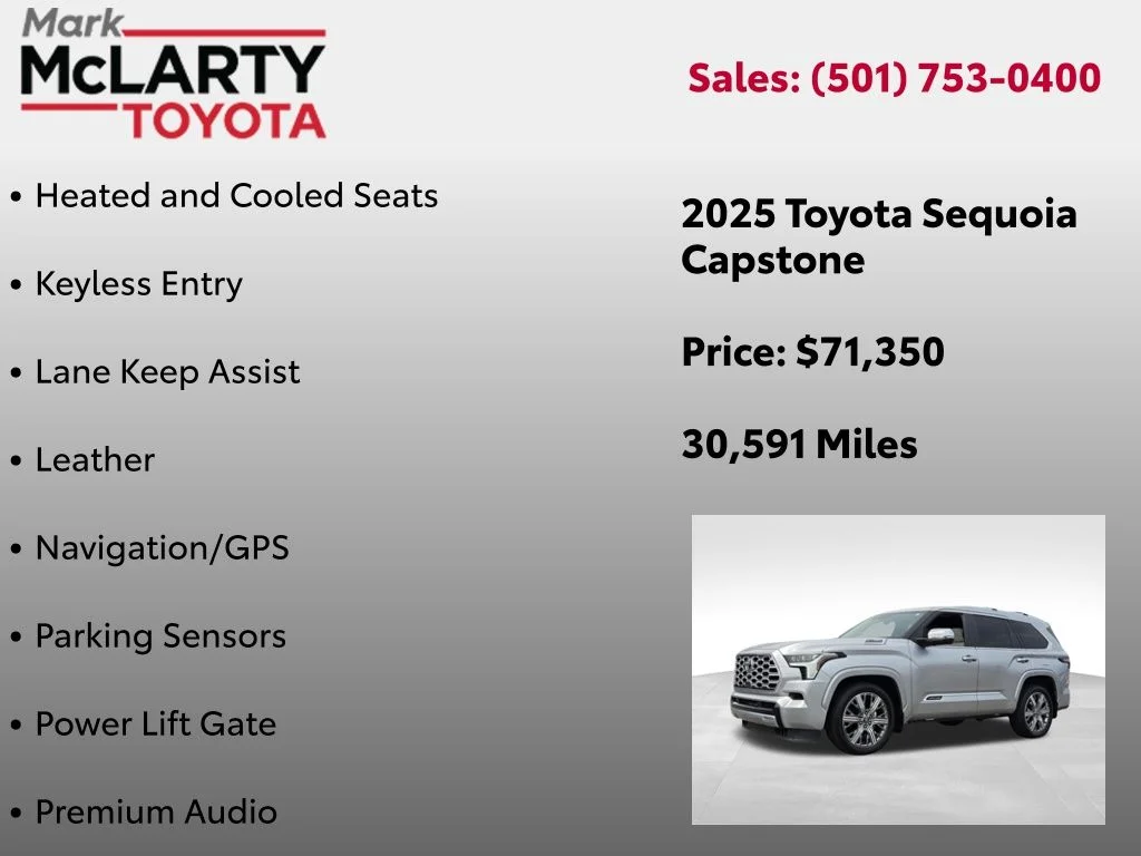 Used 2025 Silver Toyota Capstone image 23