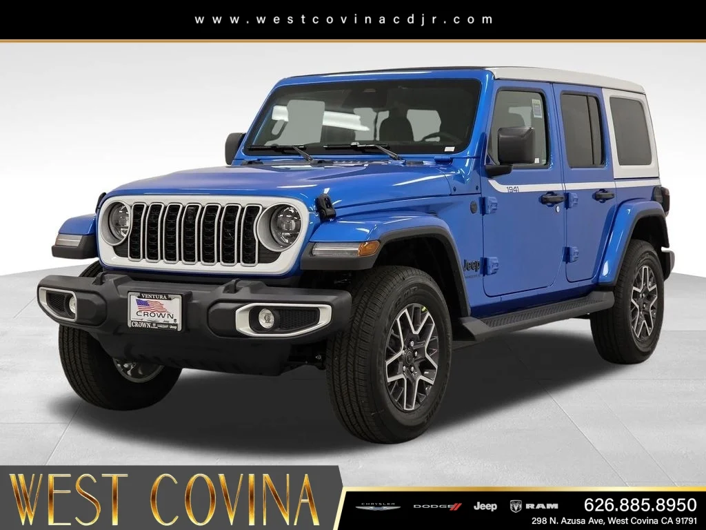 New 2026 Hydro Blue Pearl-Coat Exterior Paint Jeep Sahara image 1