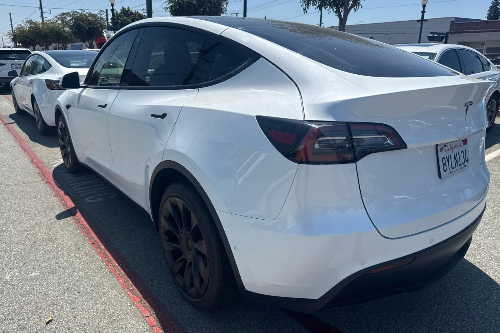 Used 2021 Pearl White Multi-Coat Tesla Long Range image 6