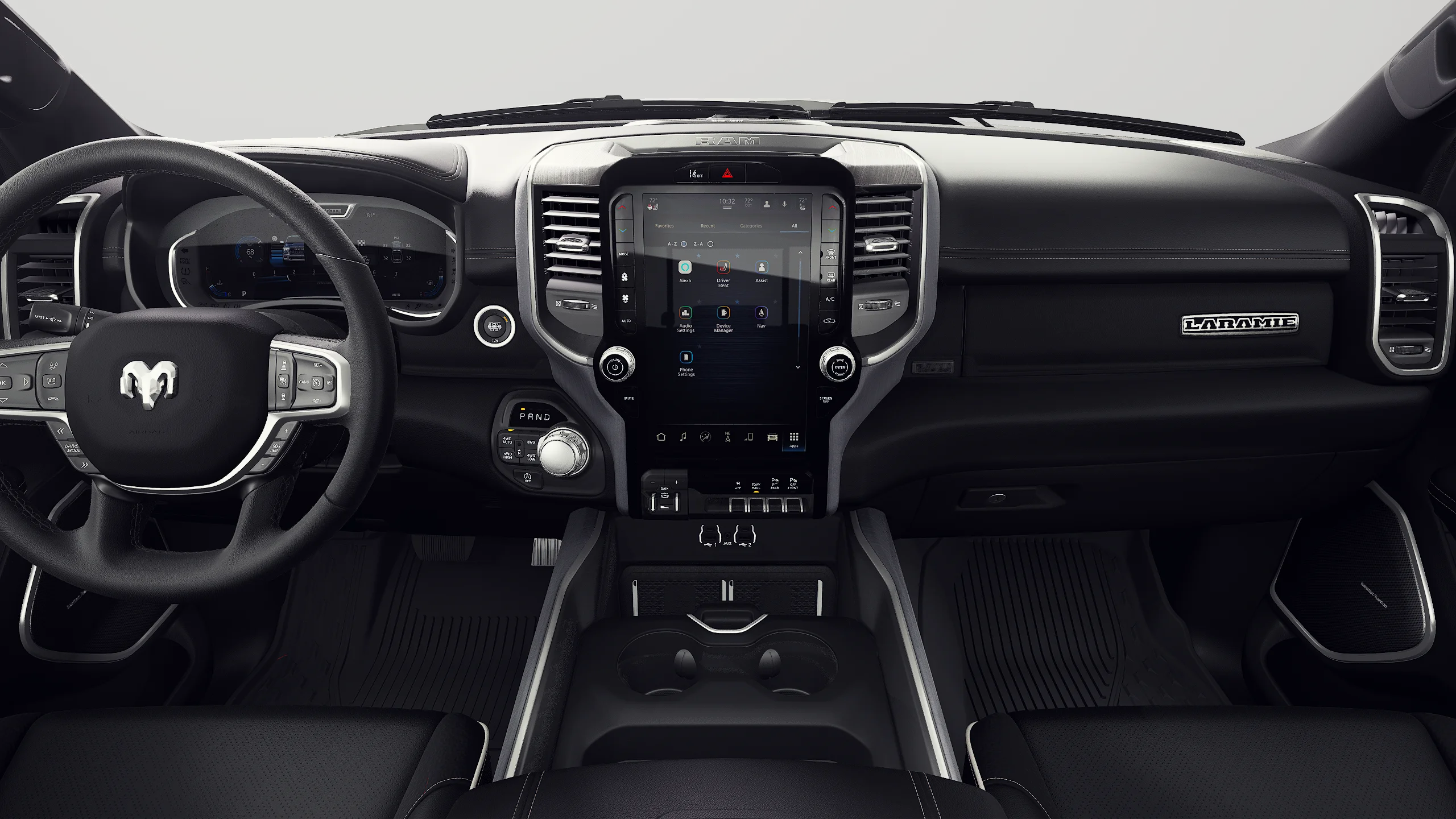 New 2027 Diamond Black Crystal Pearl-Coat Exterior Paint RAM Laramie image 32