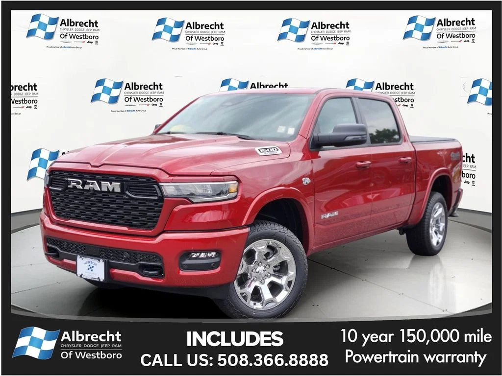 New 2026 Molten Red Pearl-Coat Exterior Paint RAM Big Horn/Lone Star image 1