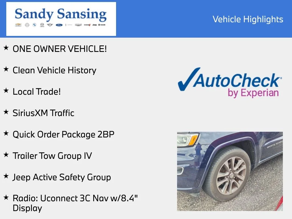 Used 2017 Blue Jeep Overland image 8