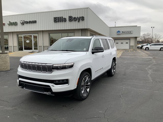 Used 2025 Bright White Clearcoat Jeep Series III image 1
