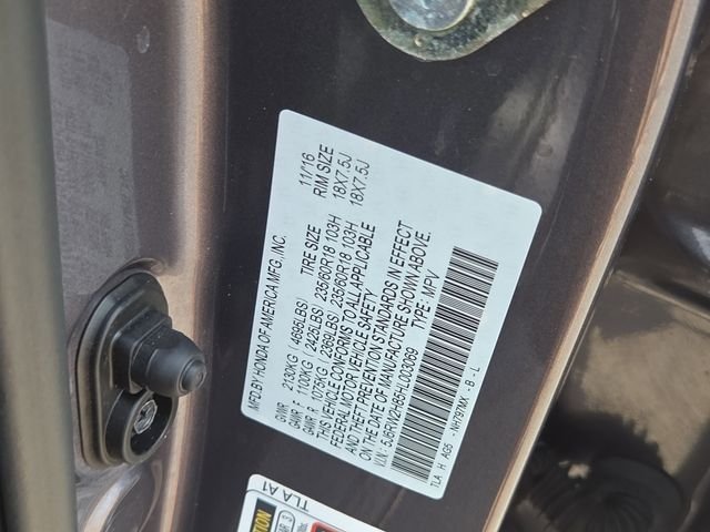 Used 2017 Gray Honda EX-L image 6