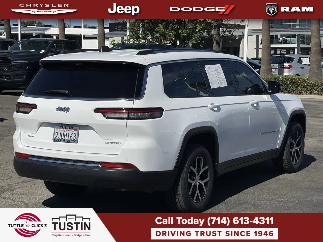 Used 2023 Bright White Clearcoat Jeep Limited image 15