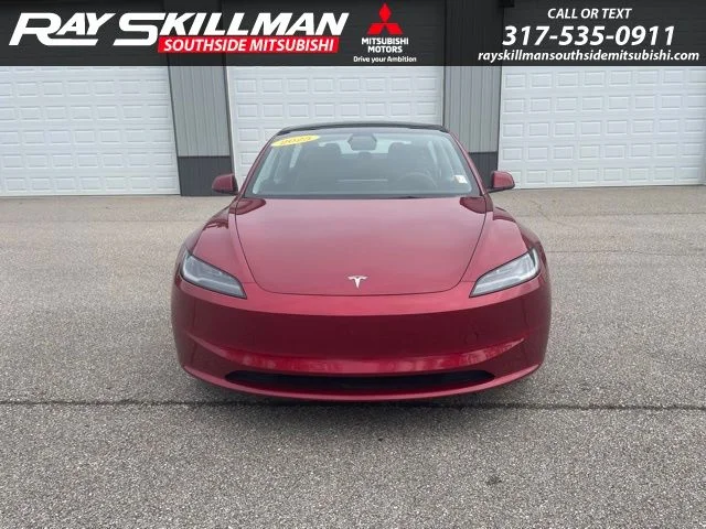 Used 2025 Tesla Model 3 Long Range with VIN 5YJ3E1EA5SF942331 for sale in New Whiteland, IN