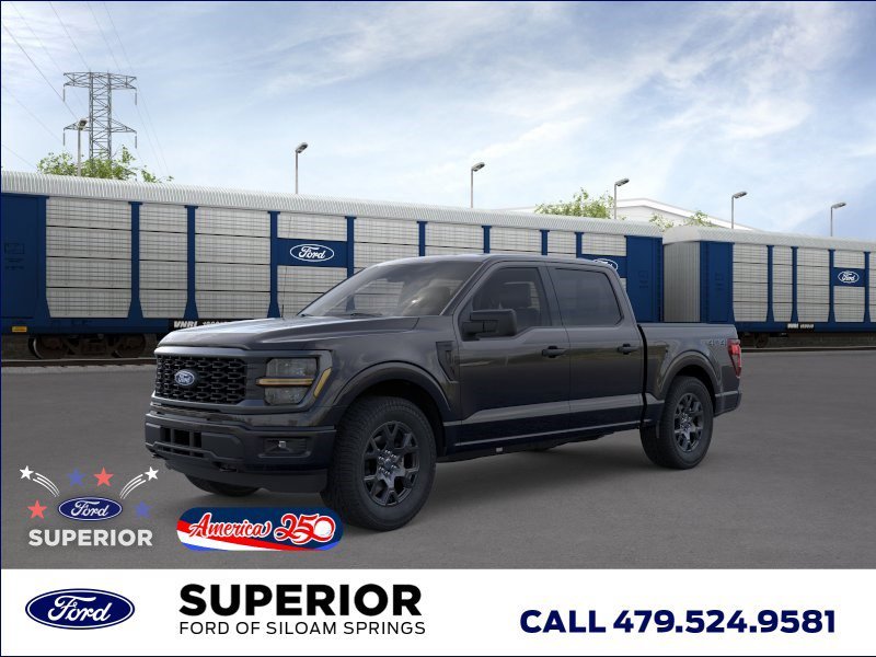 New 2026 Agate Black Metallic Ford STX Dark Trail 4WD image 1