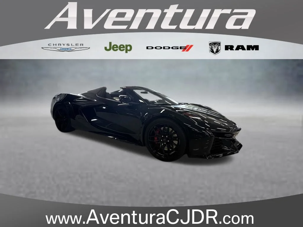 Certified Used 2023 Black Chevrolet Z06 image 1