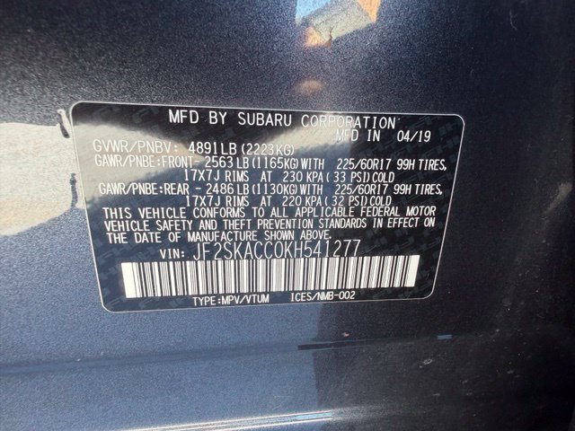 Used 2019 Gray Subaru Base image 32