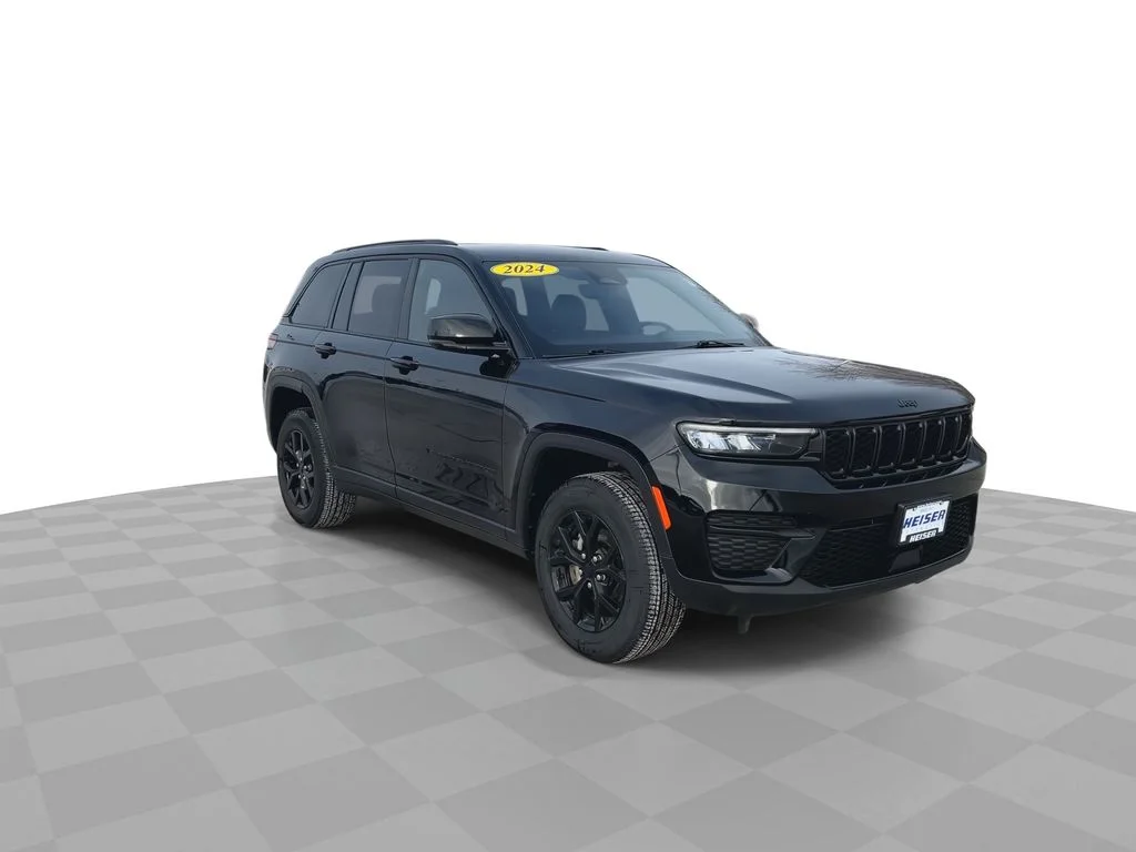Certified Used 2024 Black Jeep Altitude image 2