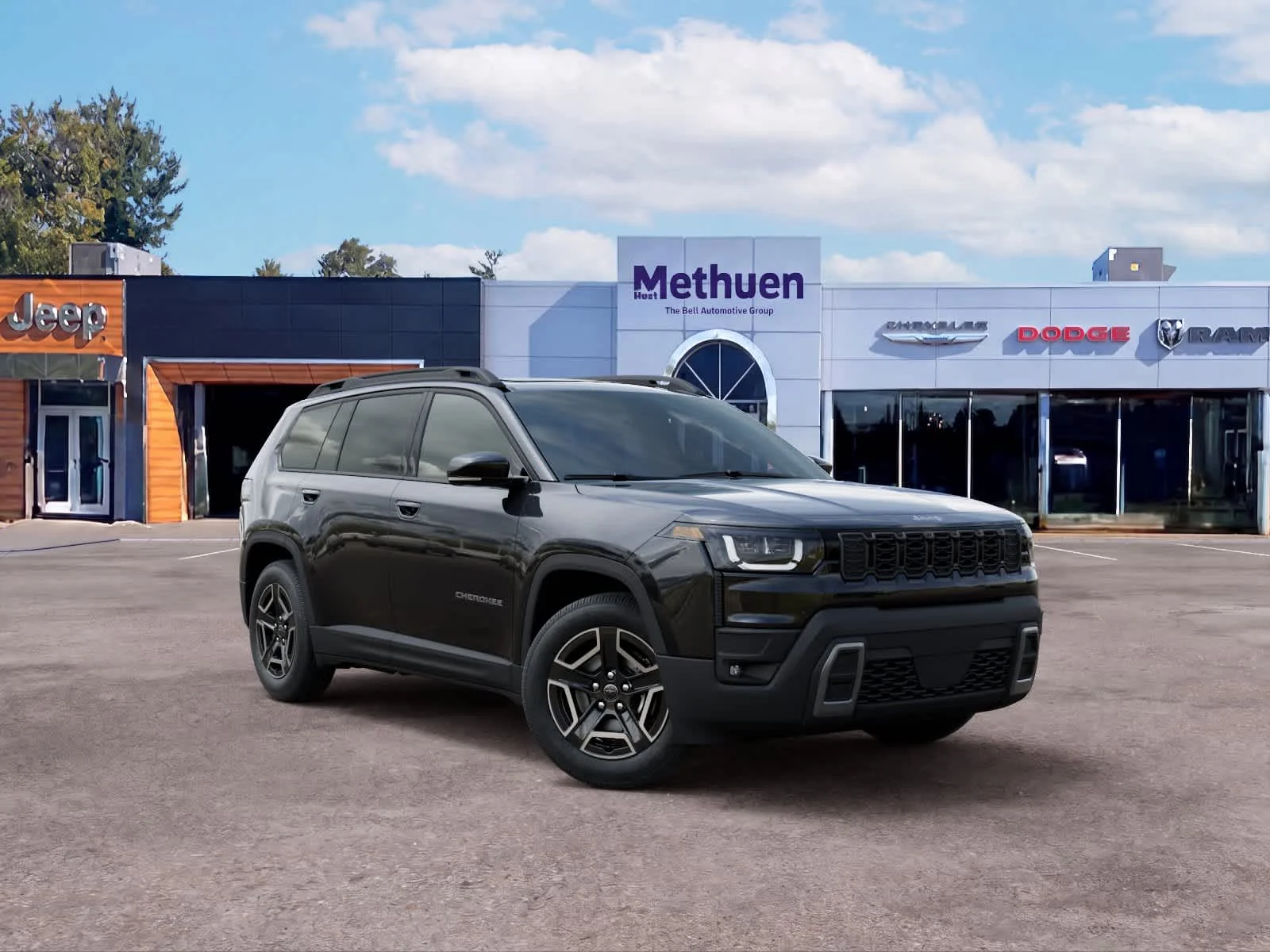 New 2026 Diamond Black Crystal Pearlcoat Jeep Limited image 5