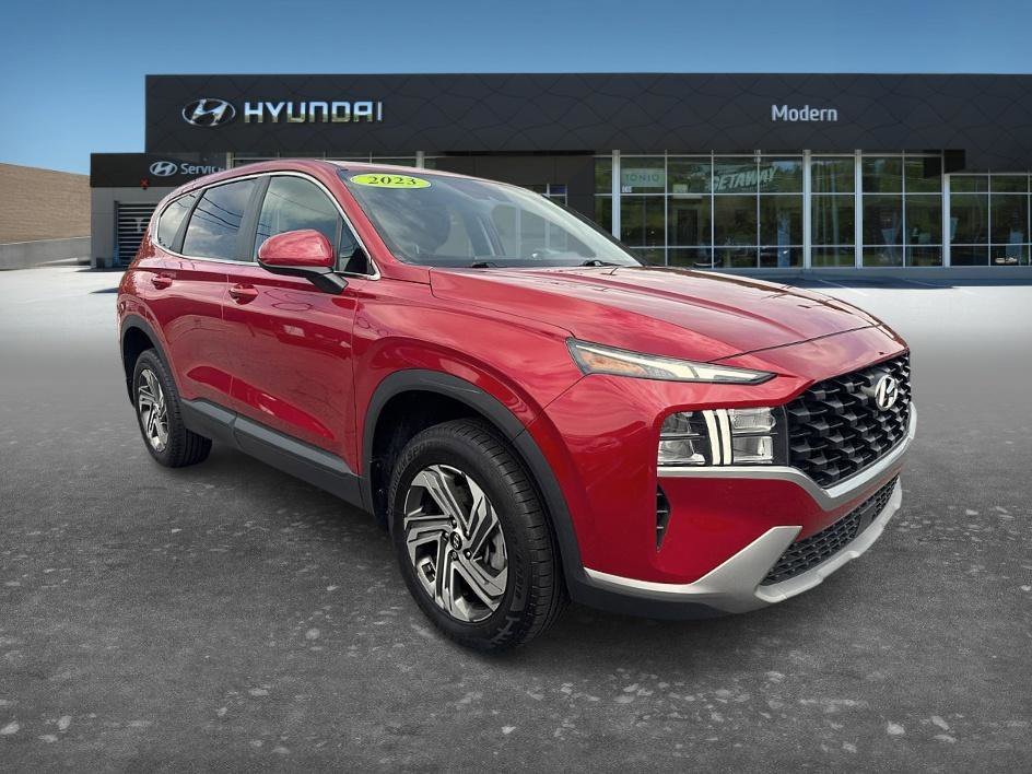 Used 2023 Calypso Red Hyundai SE image 3