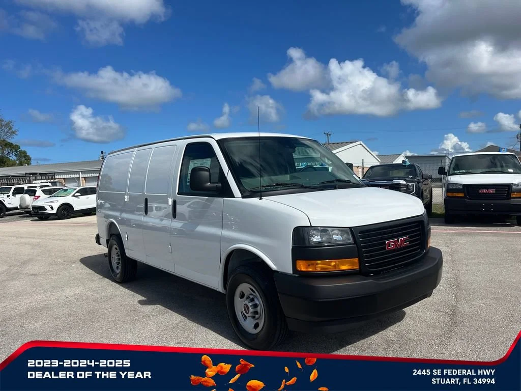 New 2026 Summit White GMC Work Van image 2