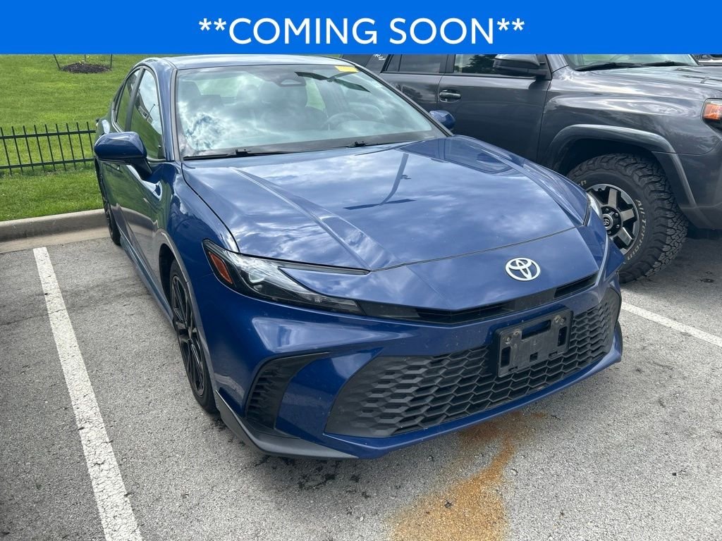 Certified Used 2025 Blue Toyota SE image 2