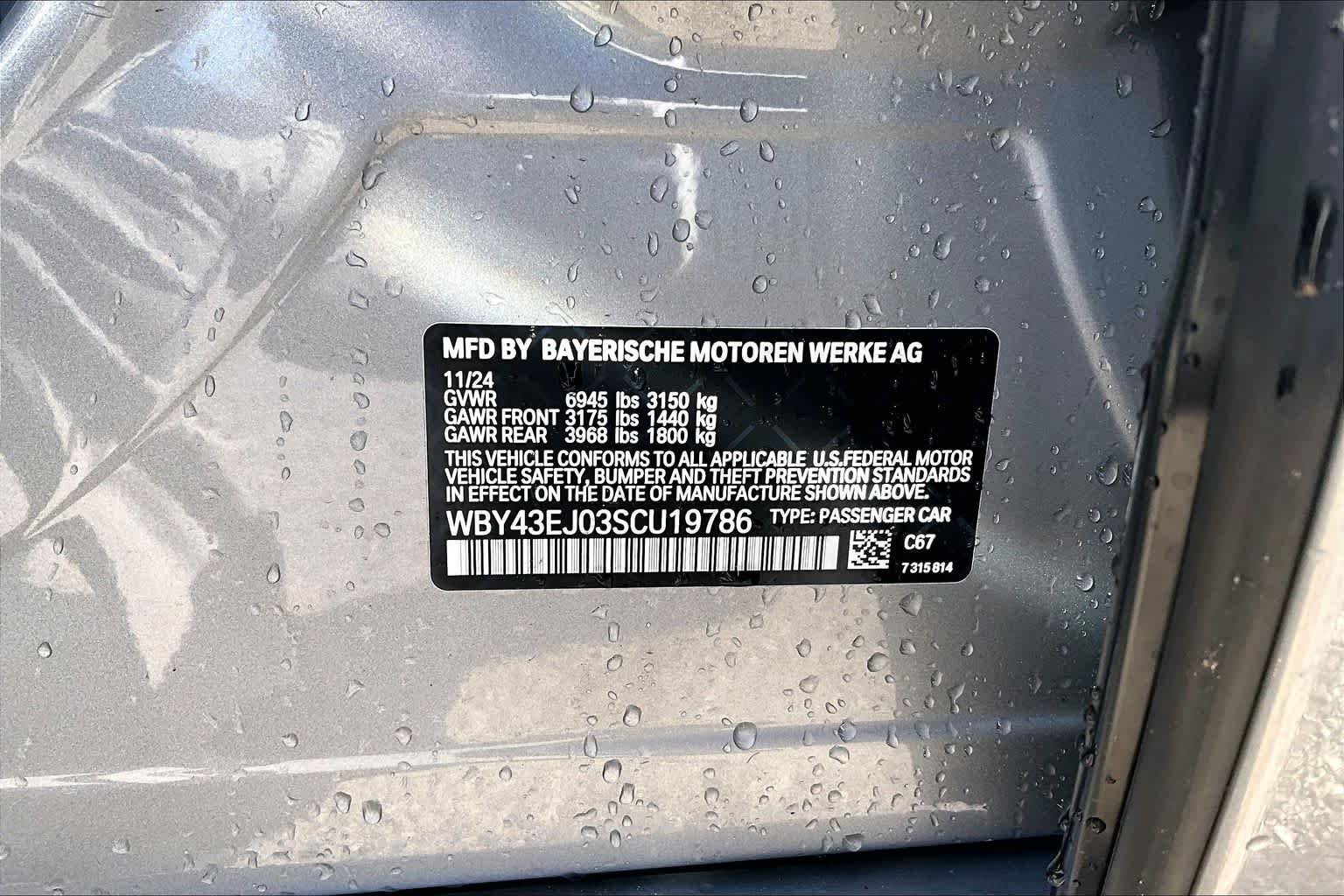 Used 2025 Space Silver Metallic BMW eDrive50 image 35