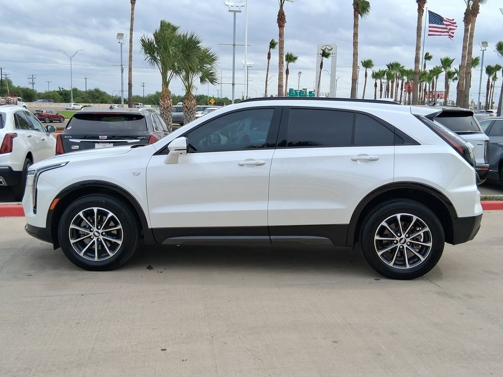 Used 2025 Crystal White Tricoat Cadillac Sport image 3