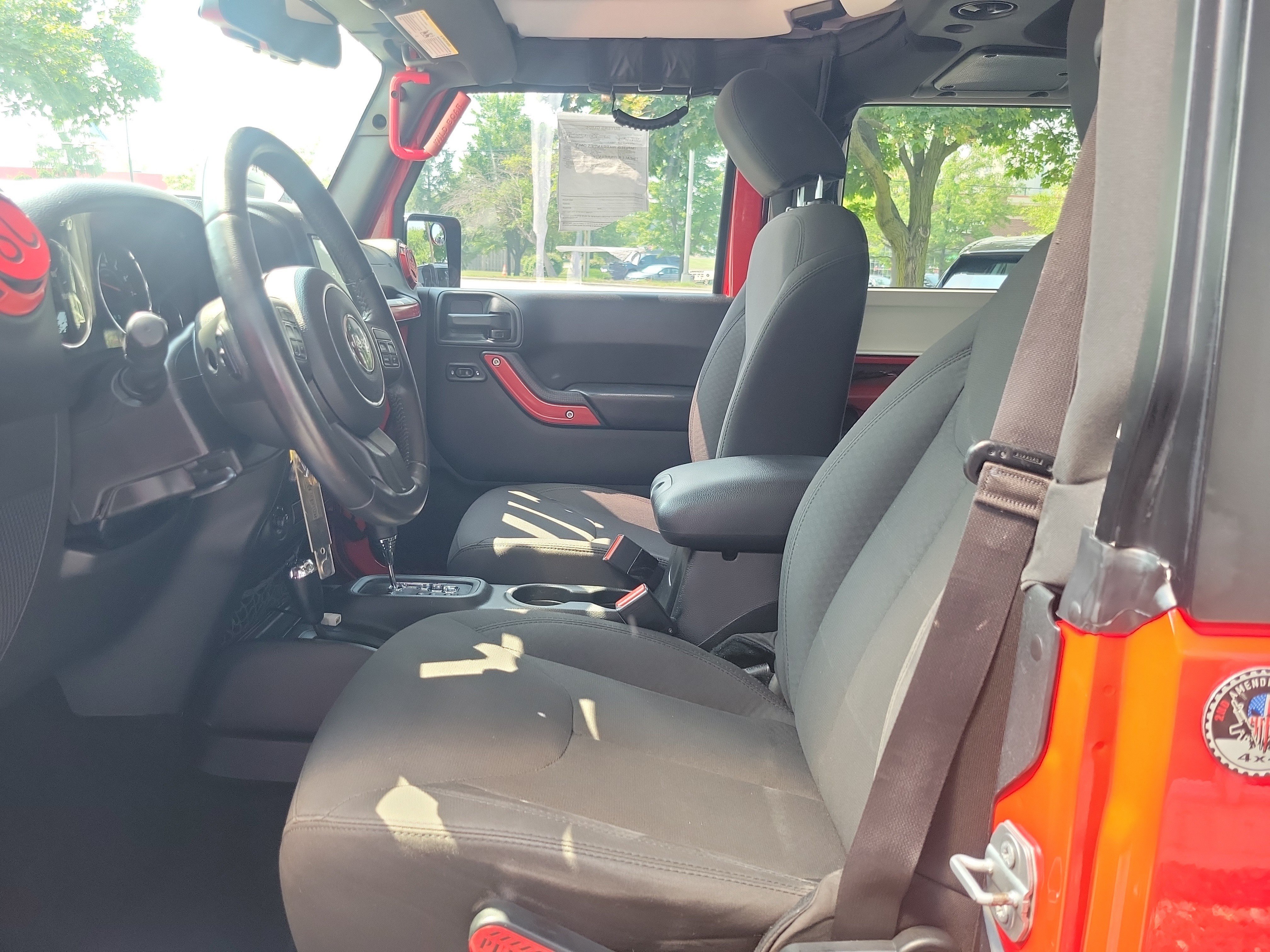 Used 2017 Firecracker Red Clearcoat Jeep Sport image 12