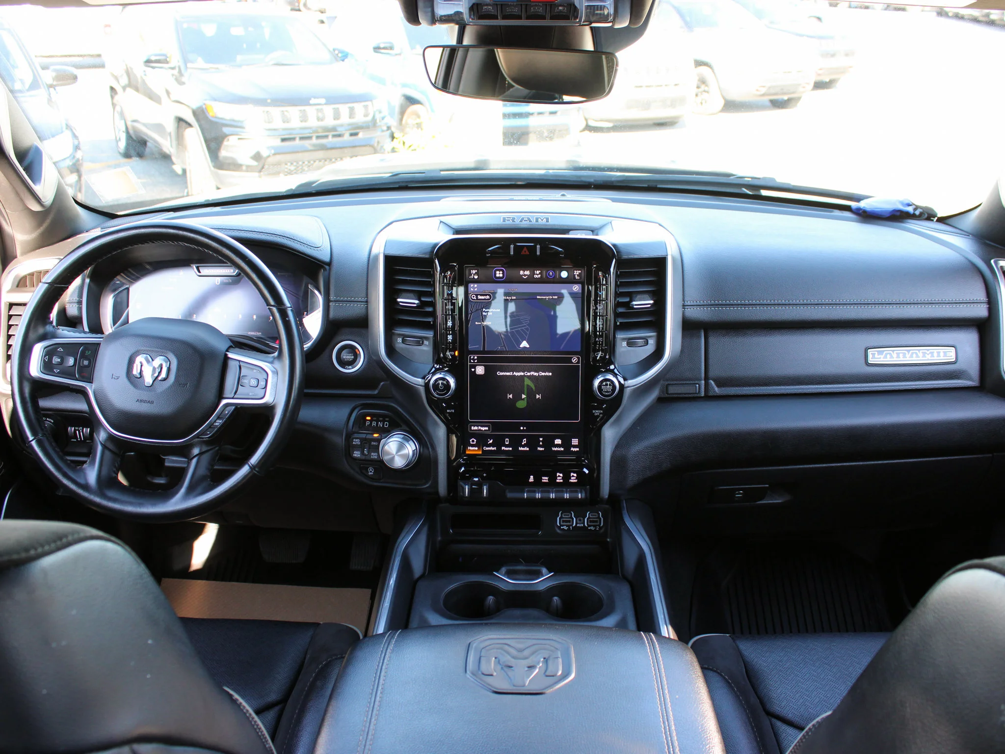 Certified Used 2023 White RAM Laramie * No Accidents | HEMI V8 | Running Boards | Apple CarPlay | Night Edition | Remote Start image 4