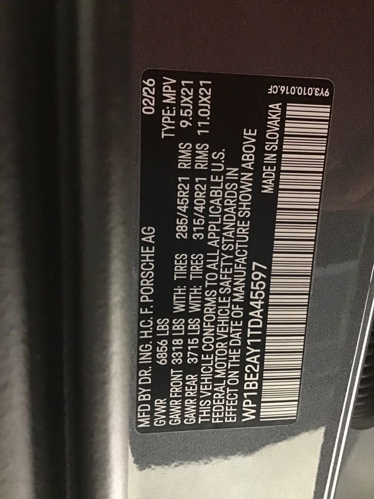 New 2026 Vanadium Grey Metallic Porsche  image 42