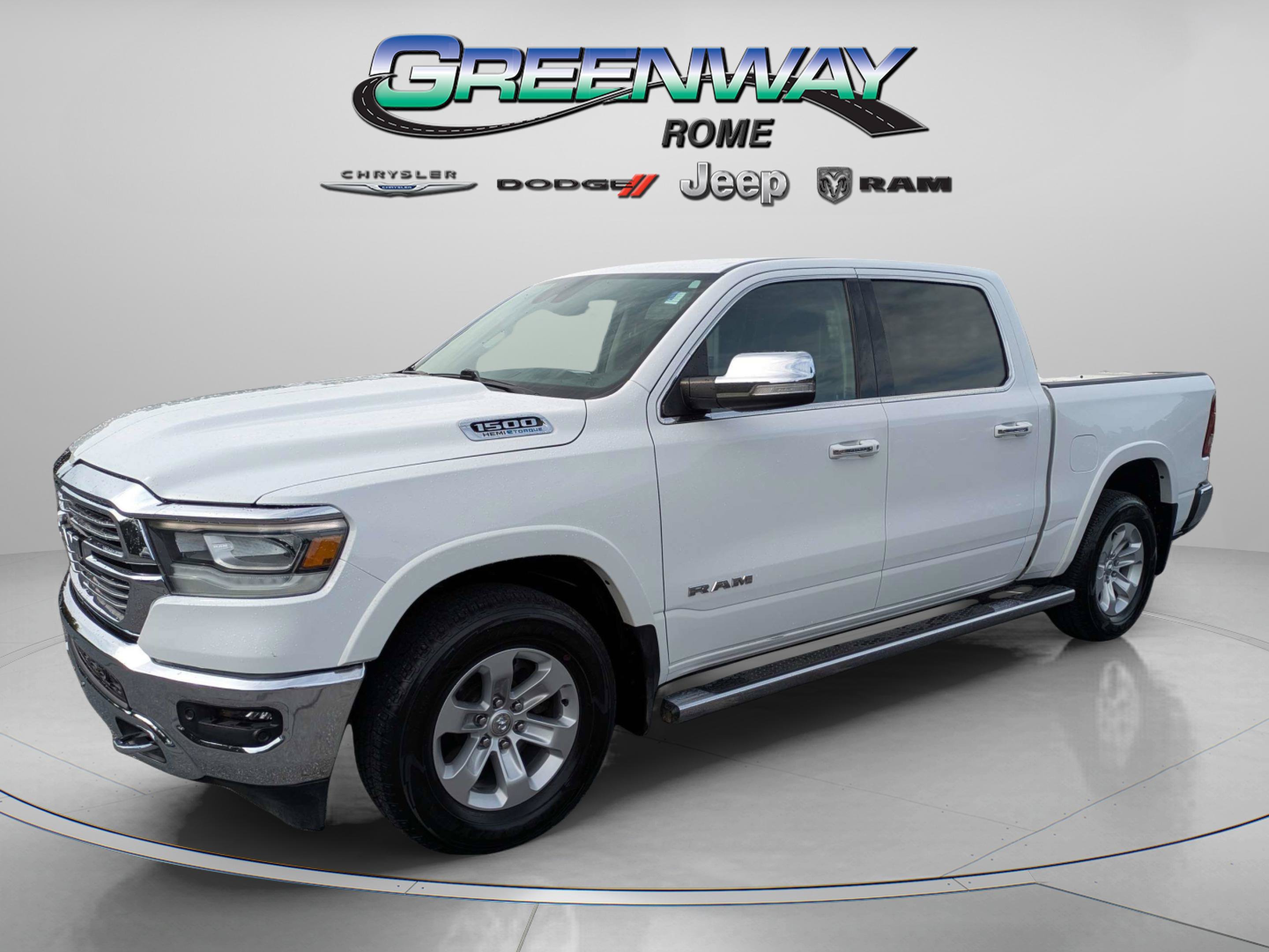 Used 2022 Bright White Clearcoat Ram Laramie image 4