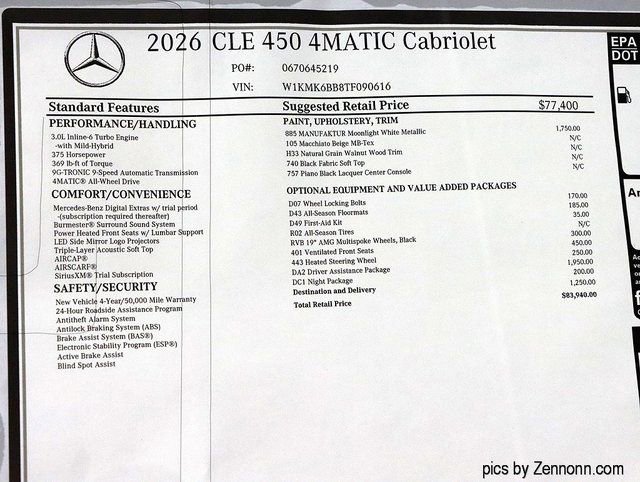 2026 Mercedes-Benz CLE CLE 450 - Photo 52