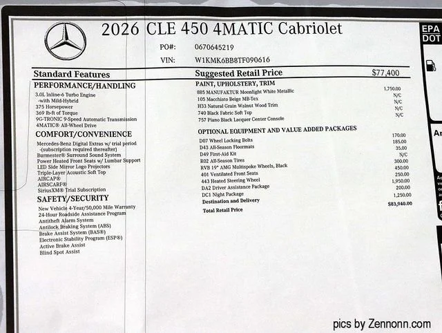 2026 Mercedes-Benz CLE CLE 450 - Photo 52