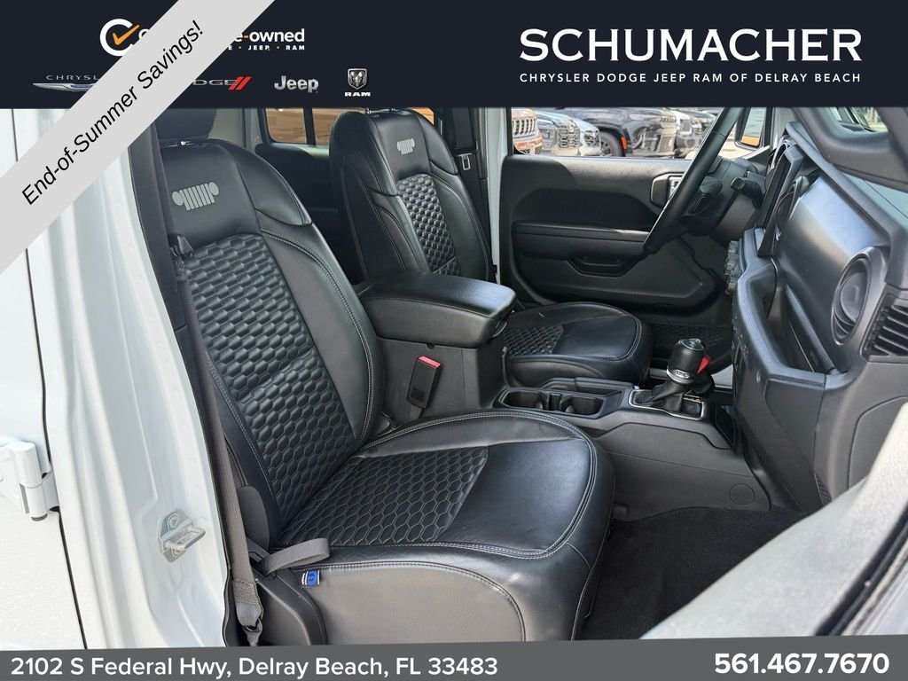 Used 2022 White Jeep Unlimited Sport S image 17