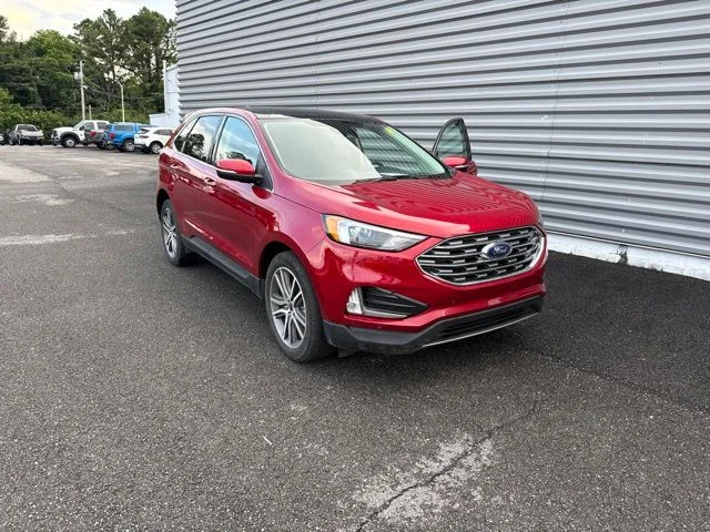 Used 2024 Red Ford Titanium image 1