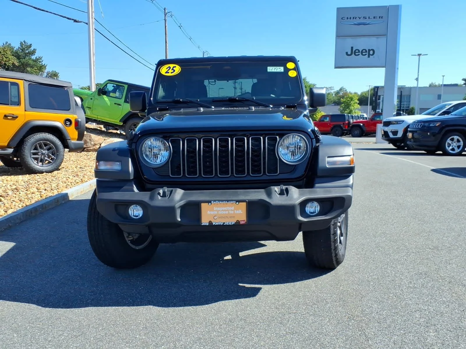 Certified Used 2025 Black Clearcoat Jeep Sport S image 3
