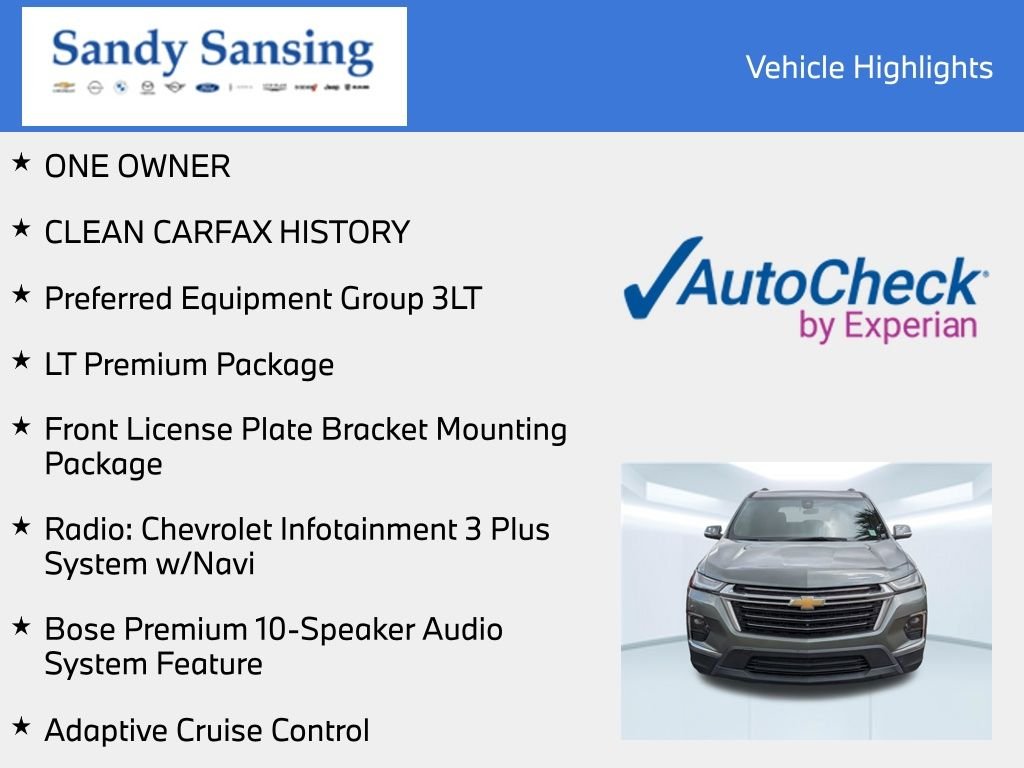Used 2022 Silver Sage Chevrolet LT Leather image 7