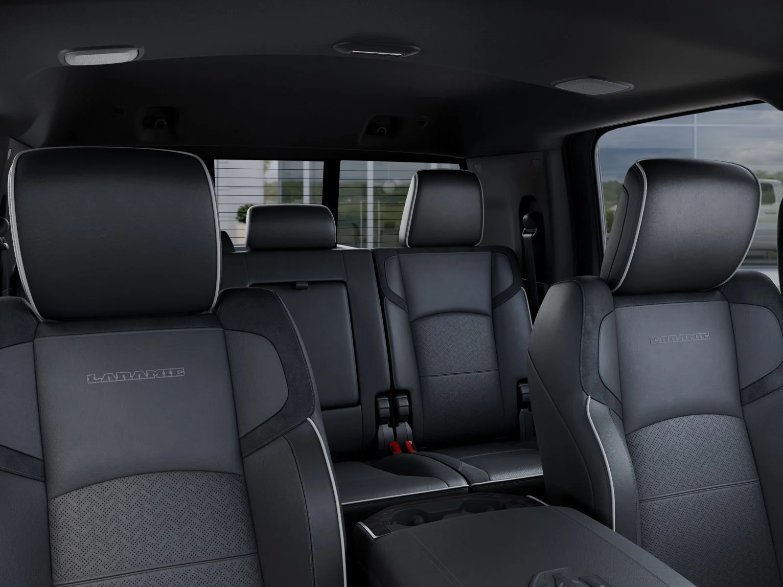 New 2026 Ceramic Gray Clear-Coat Exterior Paint RAM Laramie image 52