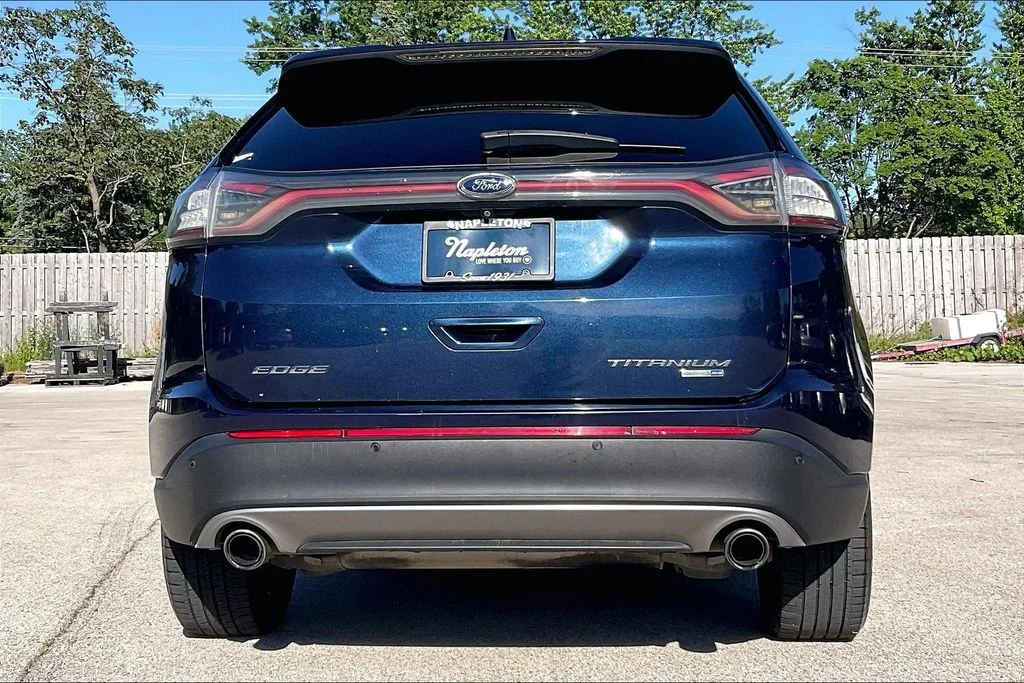 Used 2017 Blue Ford Titanium image 3