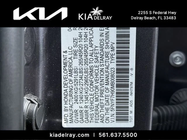 Used 2021 Gray Honda Touring image 36