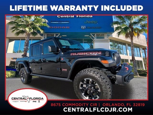 New 2026 Black Clear-Coat Exterior Paint Jeep Rubicon X image 1