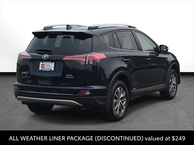 Certified Used 2018 GALACTIC AQUA Toyota Hybrid XLE image 6