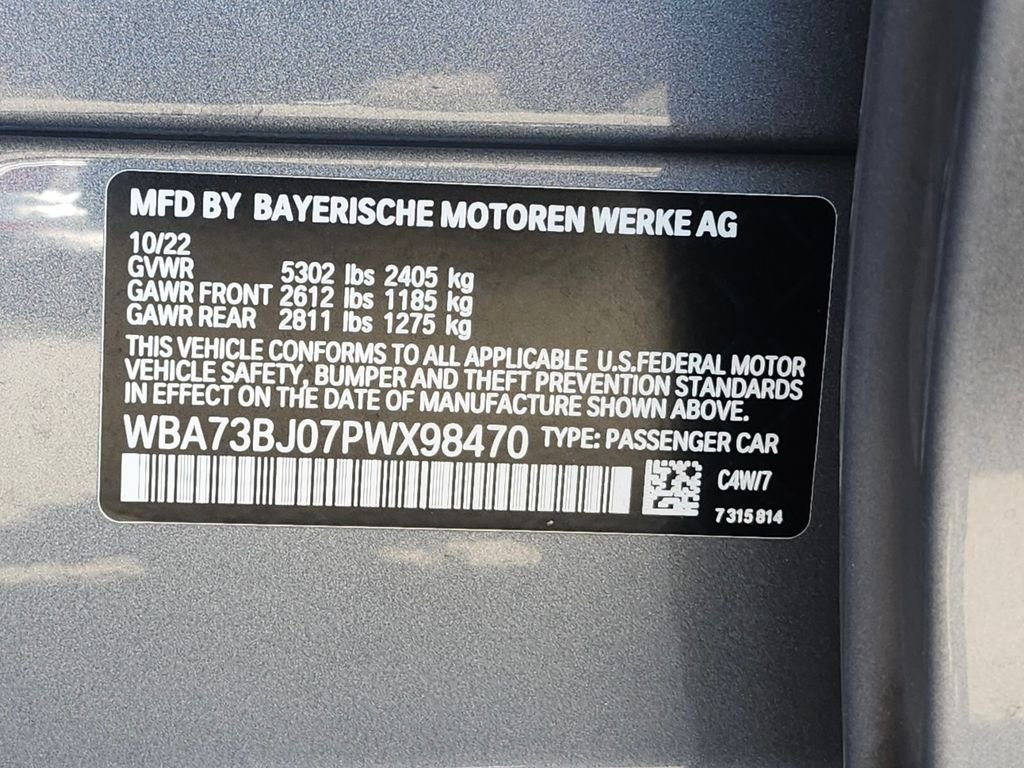 Used 2023 Gray BMW 540i xDrive image 36