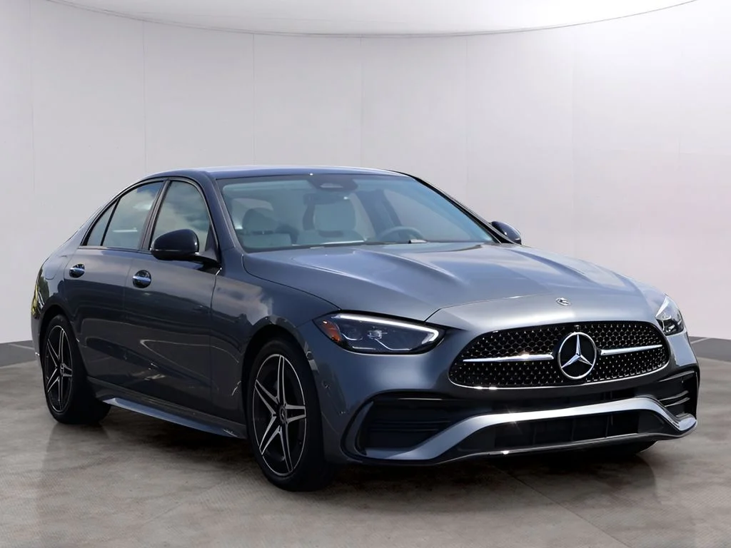 New 2026 Selenite Gray Metallic Mercedes-Benz C 300 image 3