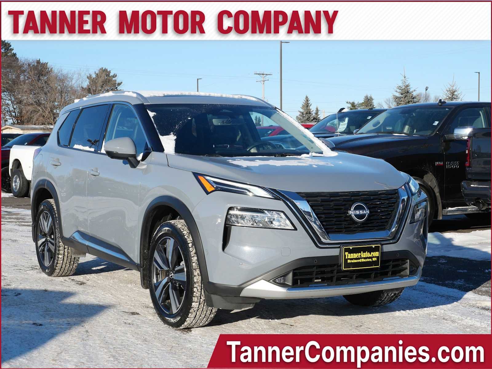 Boulder Gray Pearl 2022 Nissan Rogue Platinum AWD SUV / Crossover All-Wheel Drive