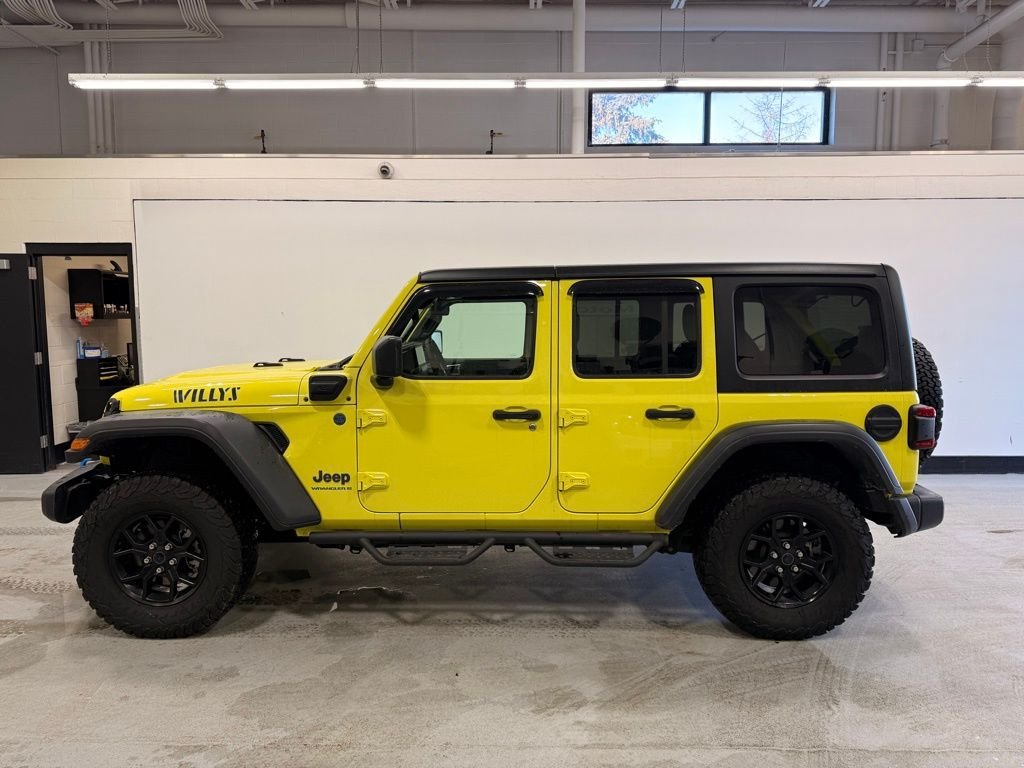 Used 2024 Jeep Wrangler 4xe Willys 4XE with VIN 1C4RJXN67RW205609 for sale in Golden Valley, Minnesota