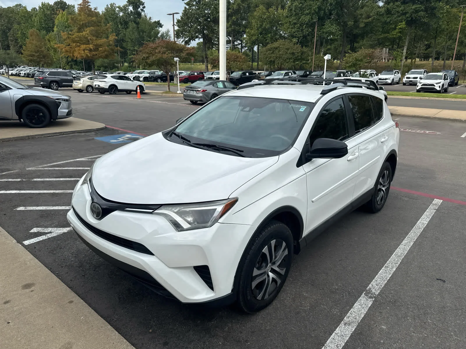 Used 2017 Super White Toyota LE image 2