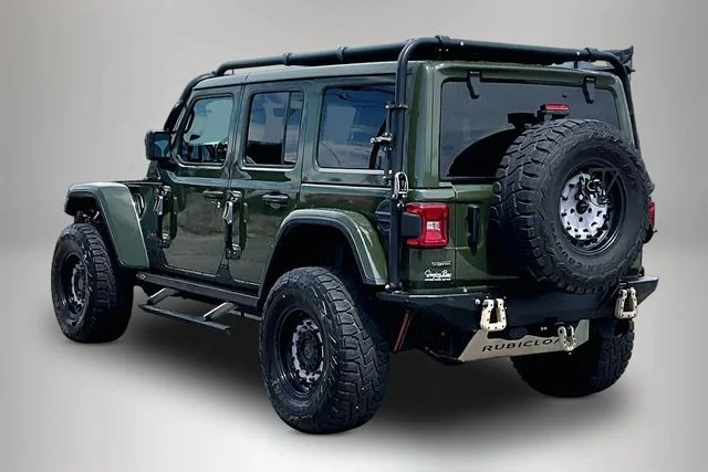Used 2021 Green Jeep Unlimited Rubicon image 4