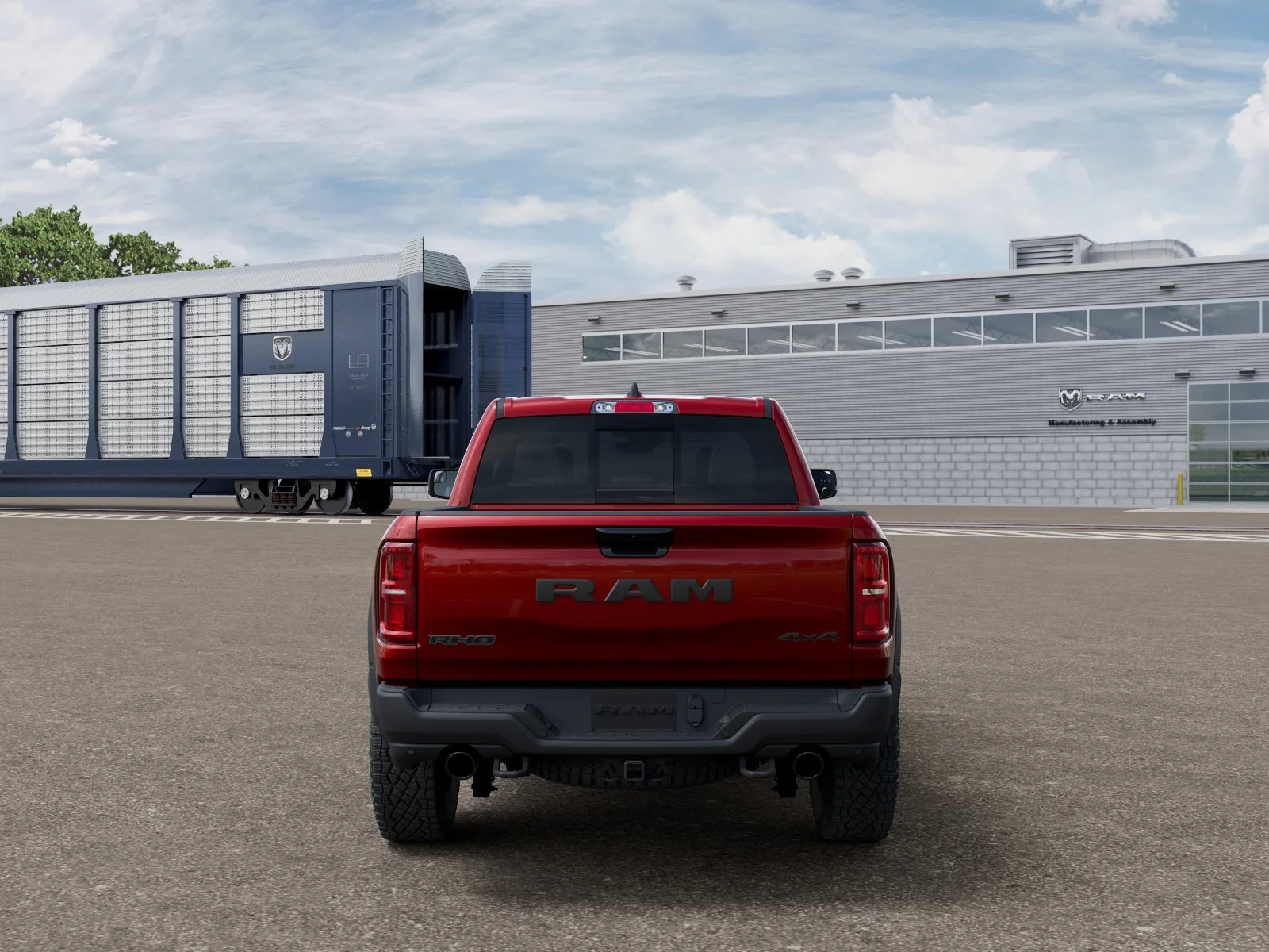 New 2026 Molten Red Pearl-Coat Exterior Paint RAM RHO image 7