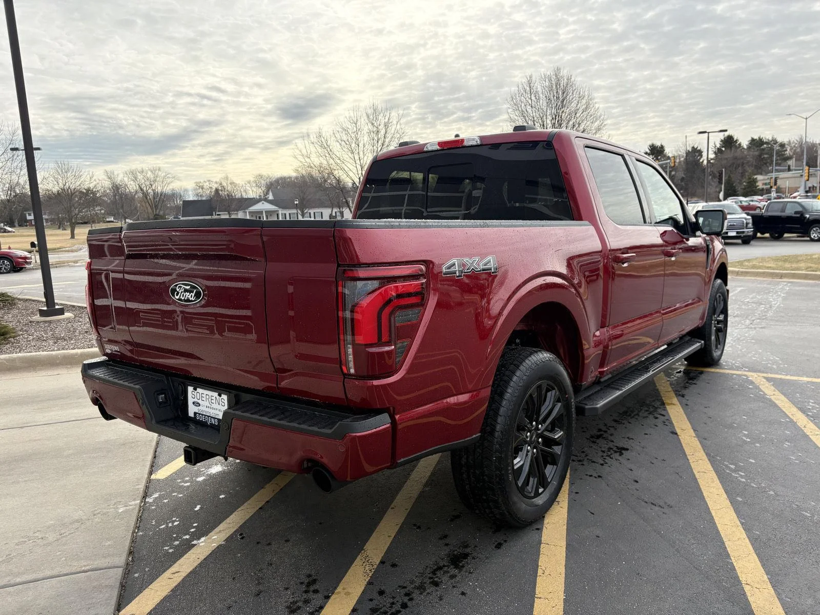 New 2026 Ruby Red Metallic Tinted Clearcoat Ford LARIAT image 6