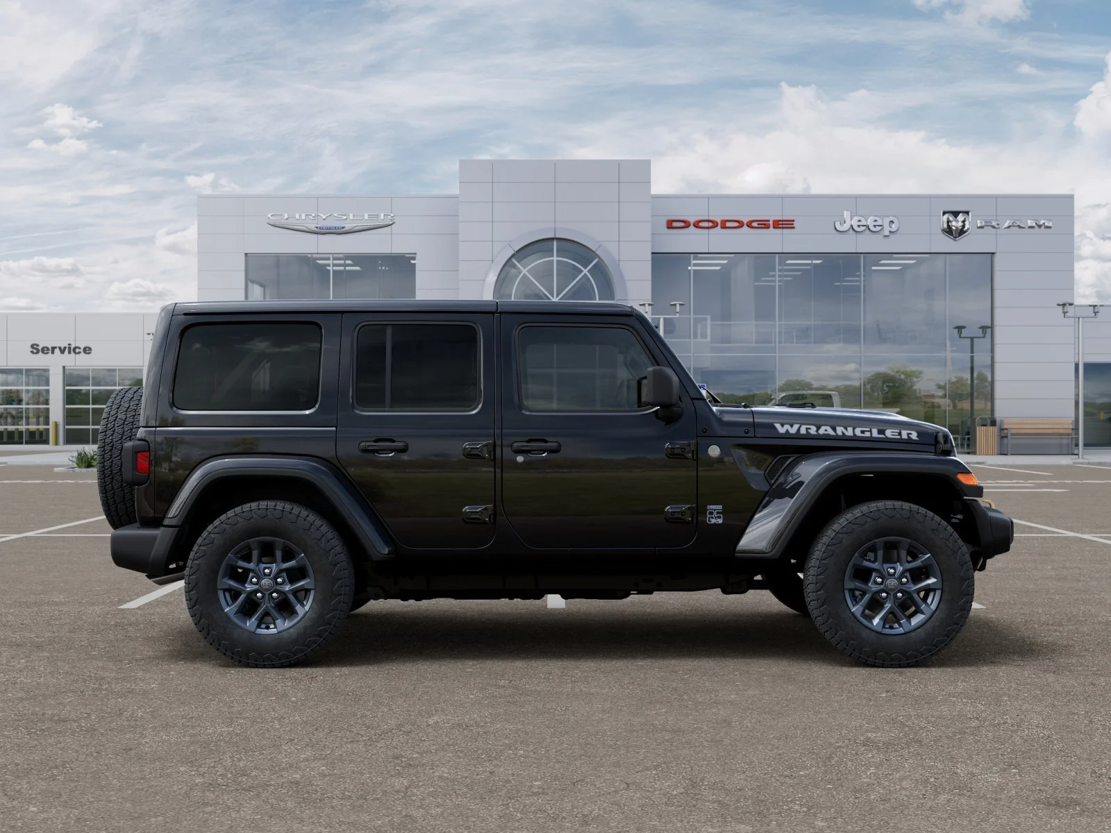 New 2026 Black Clear-Coat Exterior Paint Jeep 85th Anniversary Edition image 50