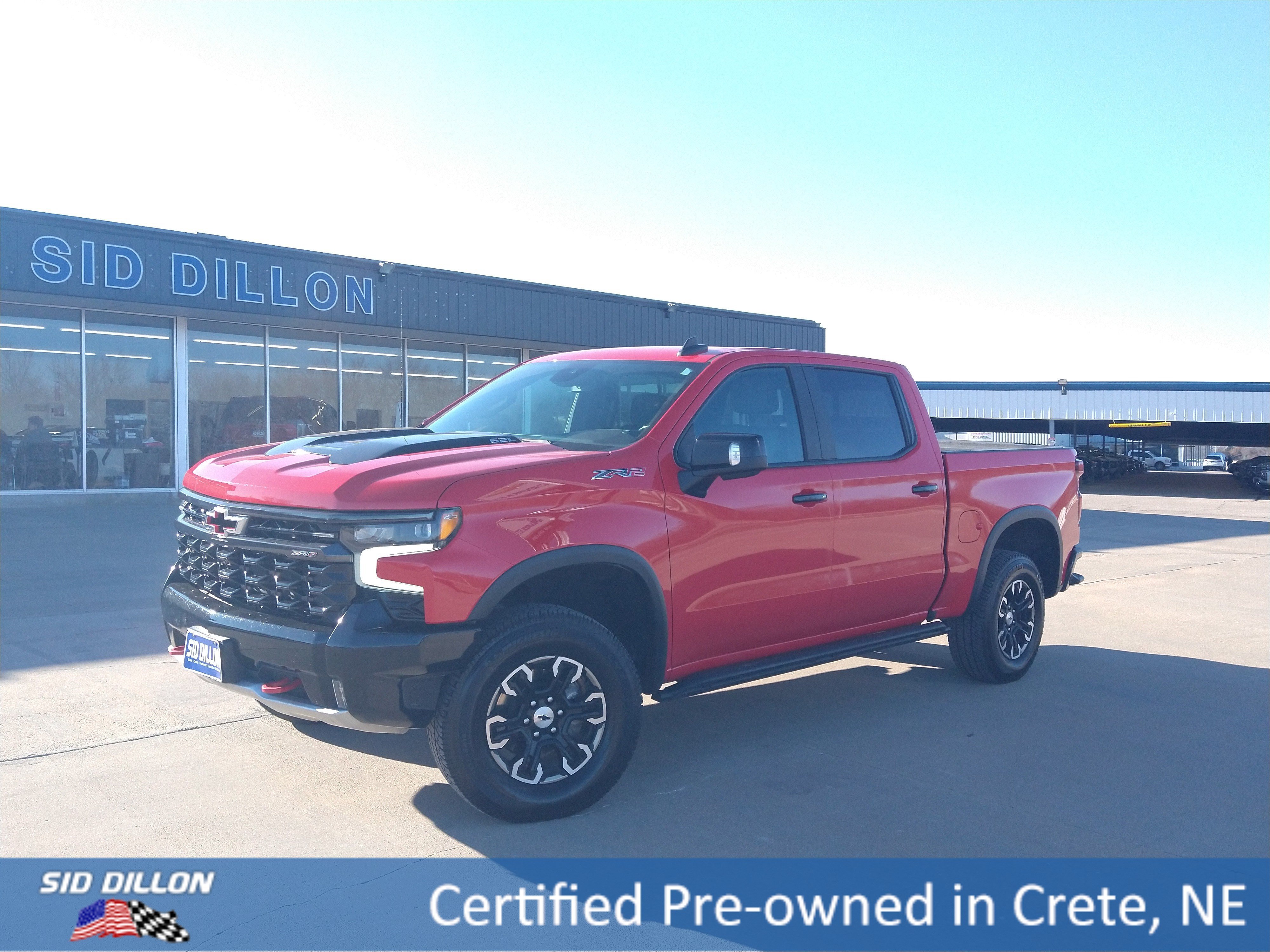 Certified Used 2023 Red Hot Chevrolet ZR2 image 1