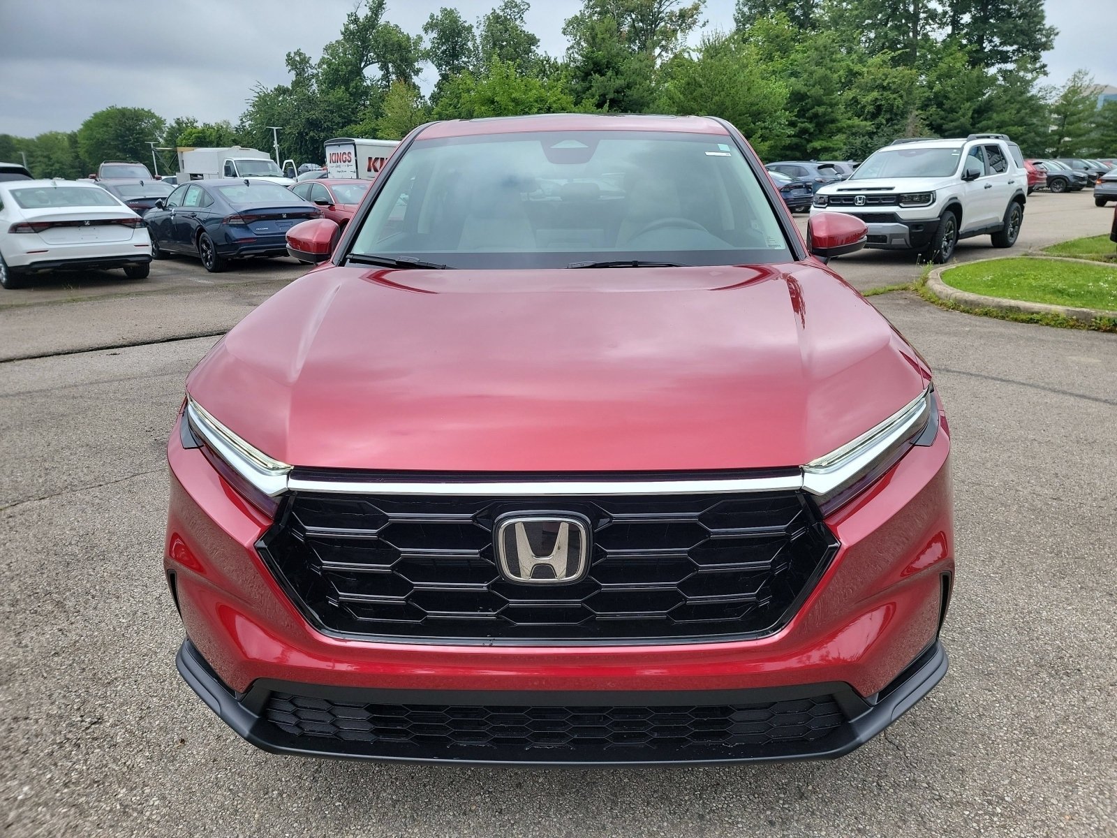 New 2026 Radiant Red Metallic Honda EX image 2