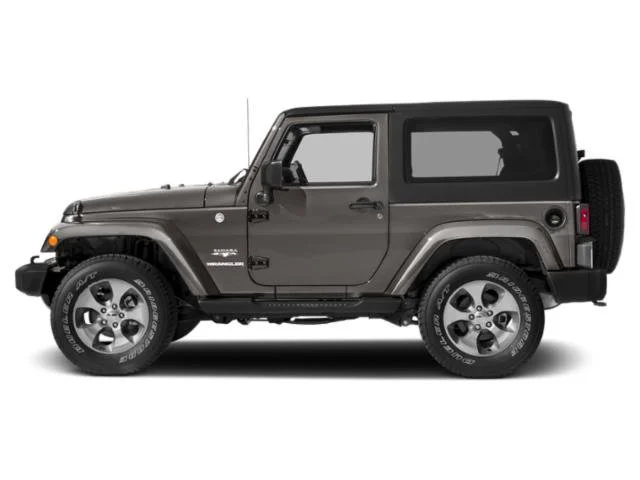 Used 2017 Granite Crystal Metallic Clearcoat Jeep Sahara image 3