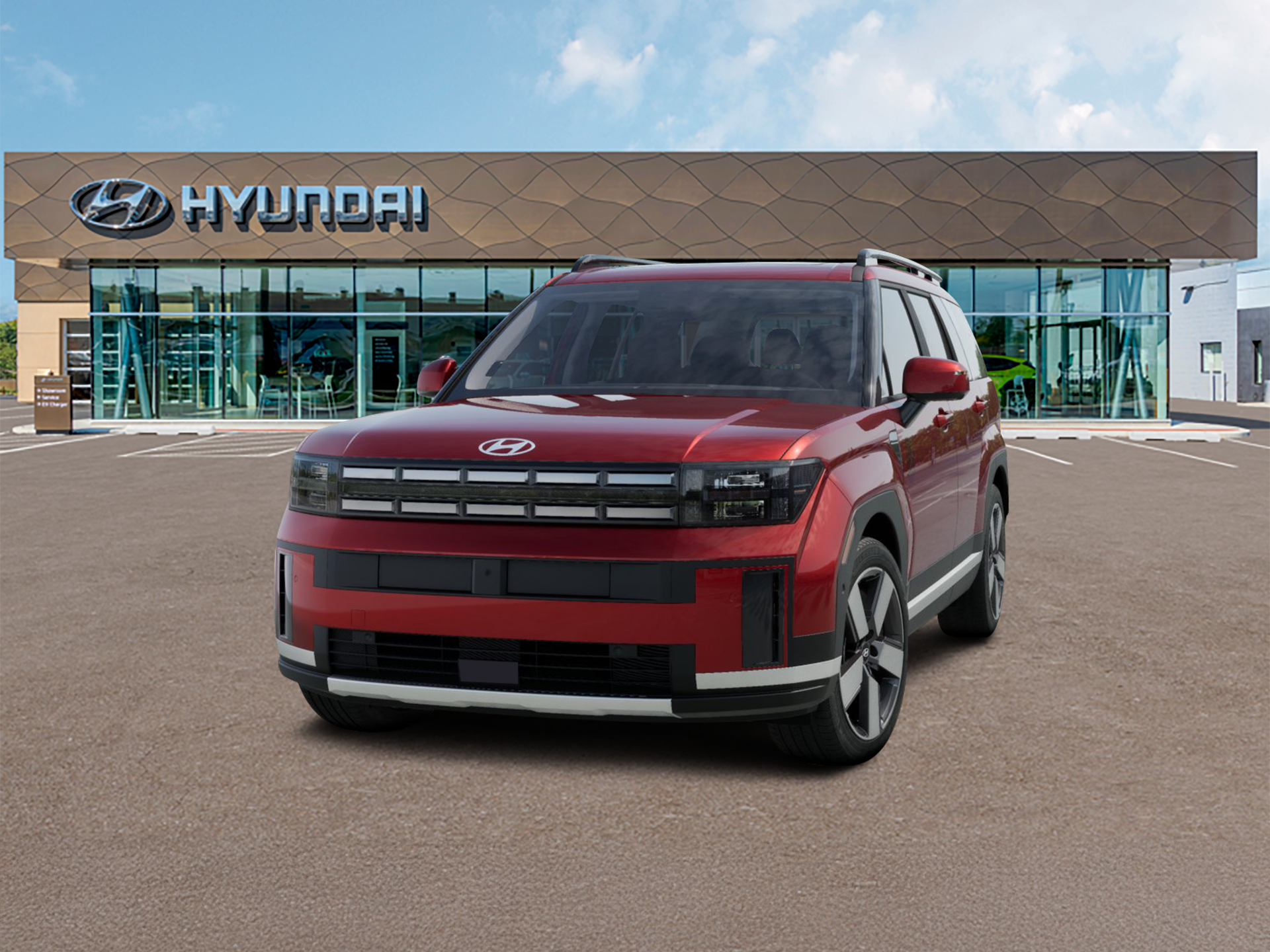 New 2026 Red Hyundai Limited AWD image 1